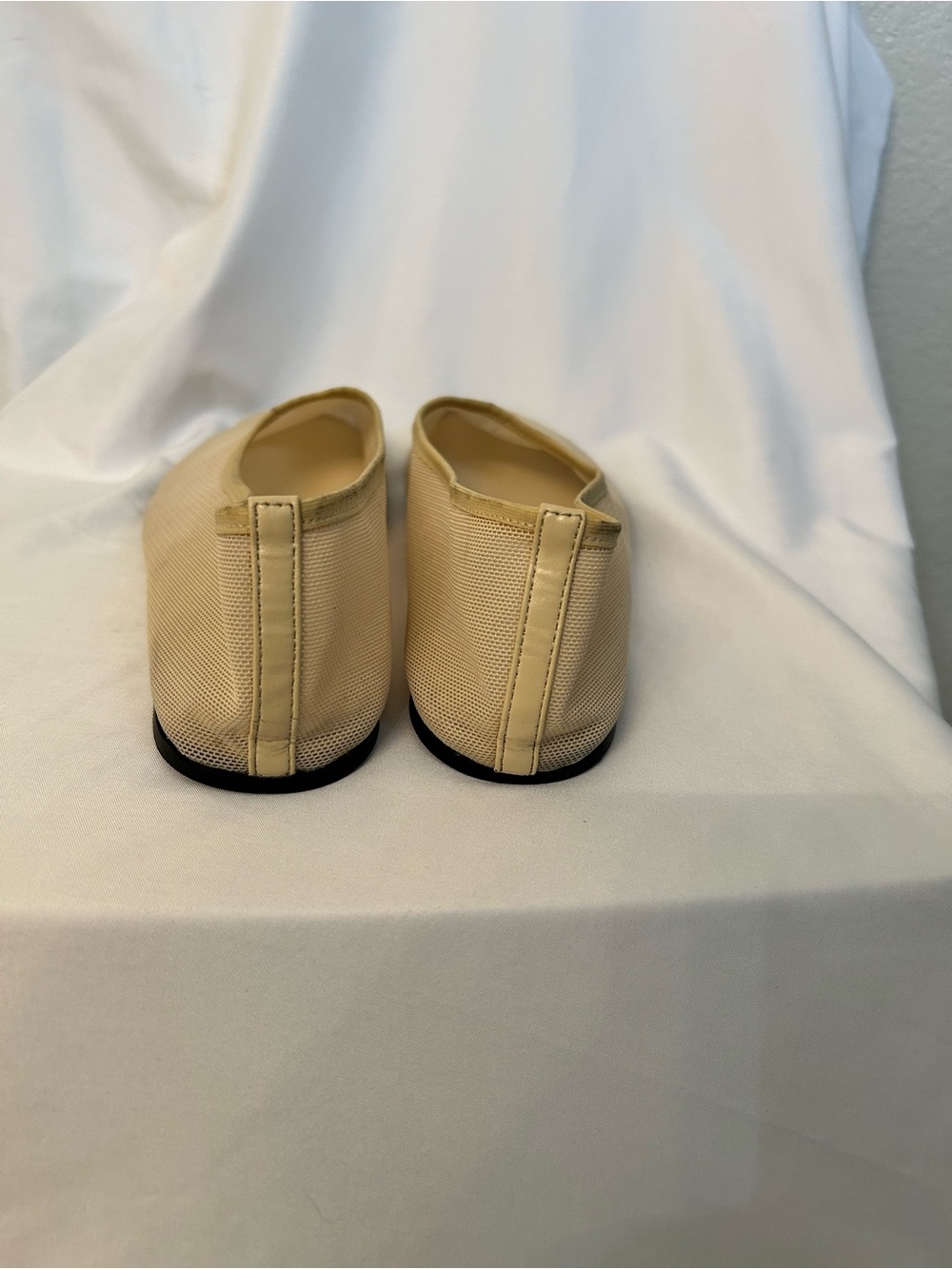 Zara Beige Slip-On Ballet Flats - Picture 6 of 13